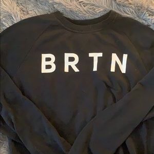 BRTN Black Crewneck Sweatshirt